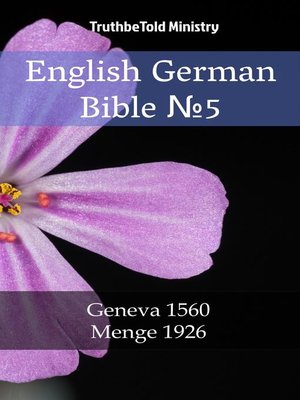 cover image of English German Bible №5